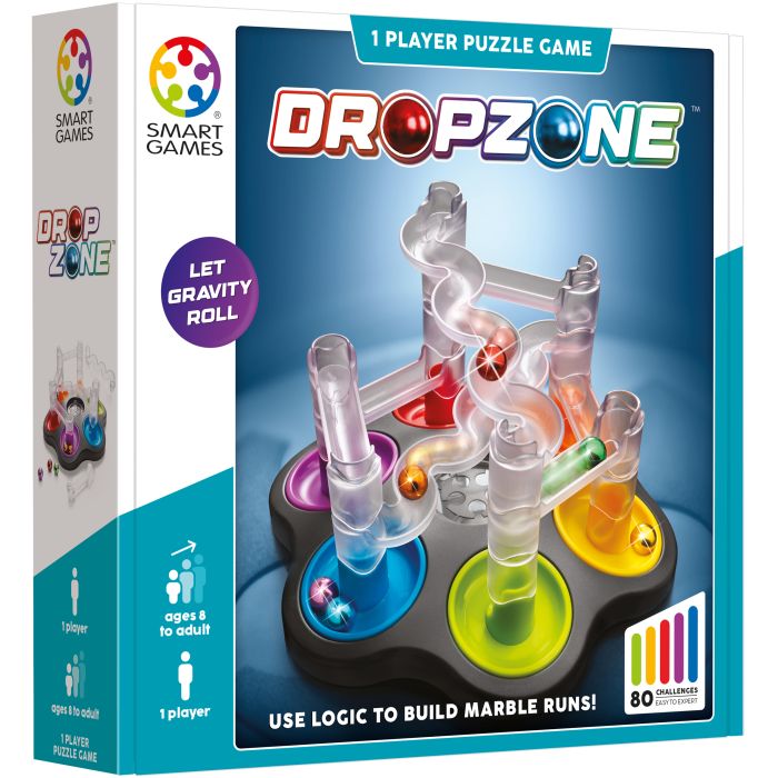 DropZone Marble Run Logic Game