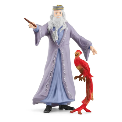 Dumbledore and Fawkes