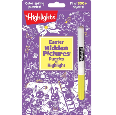 Easter Hidden Pictures Puzzles to Highlight