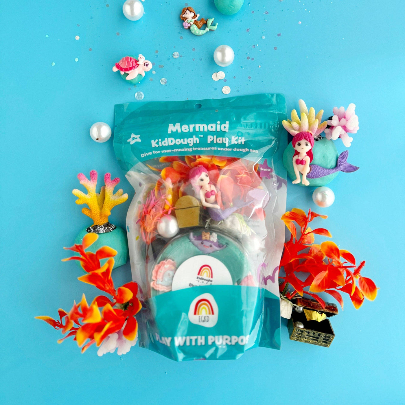 Mermaid KidDough Play Kit – The Toy Shoppe Northport