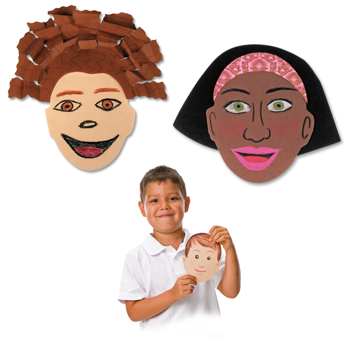 Paper Craft Face Pad - 50 Pages in 6 Skin Tones!