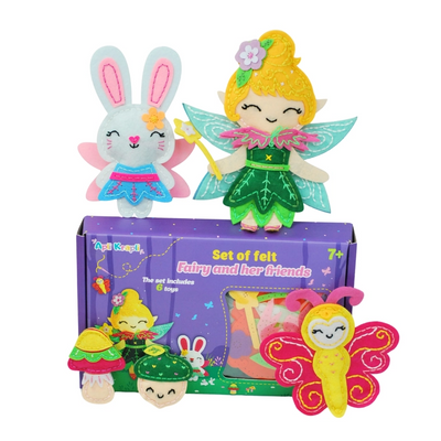 Apli Krapli Felt Sewing Kit - Fairy and Friends