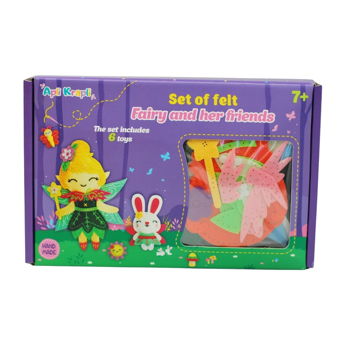 Apli Krapli Felt Sewing Kit - Fairy and Friends