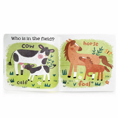 Tuffy Teether Book: Farm Babies