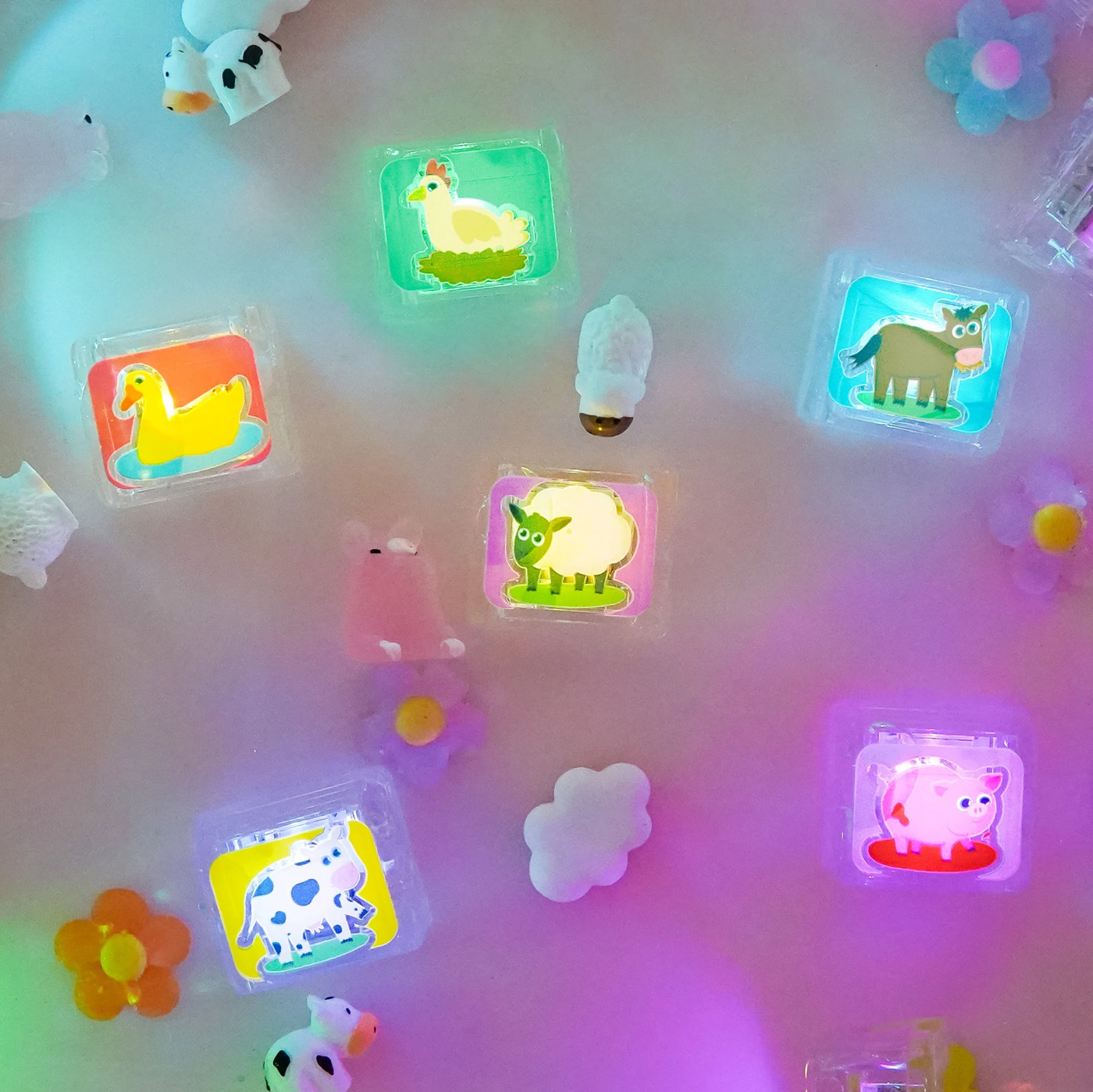 Glo Pals Farm Frenzy Glo Cubes