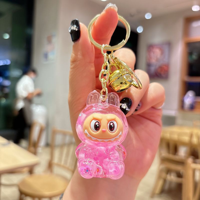 Shiny Quicksand Labubu Keychain-Choose Your Color!