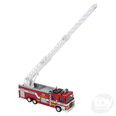 Lights and Sounds 7" Fire Engine Die Cast