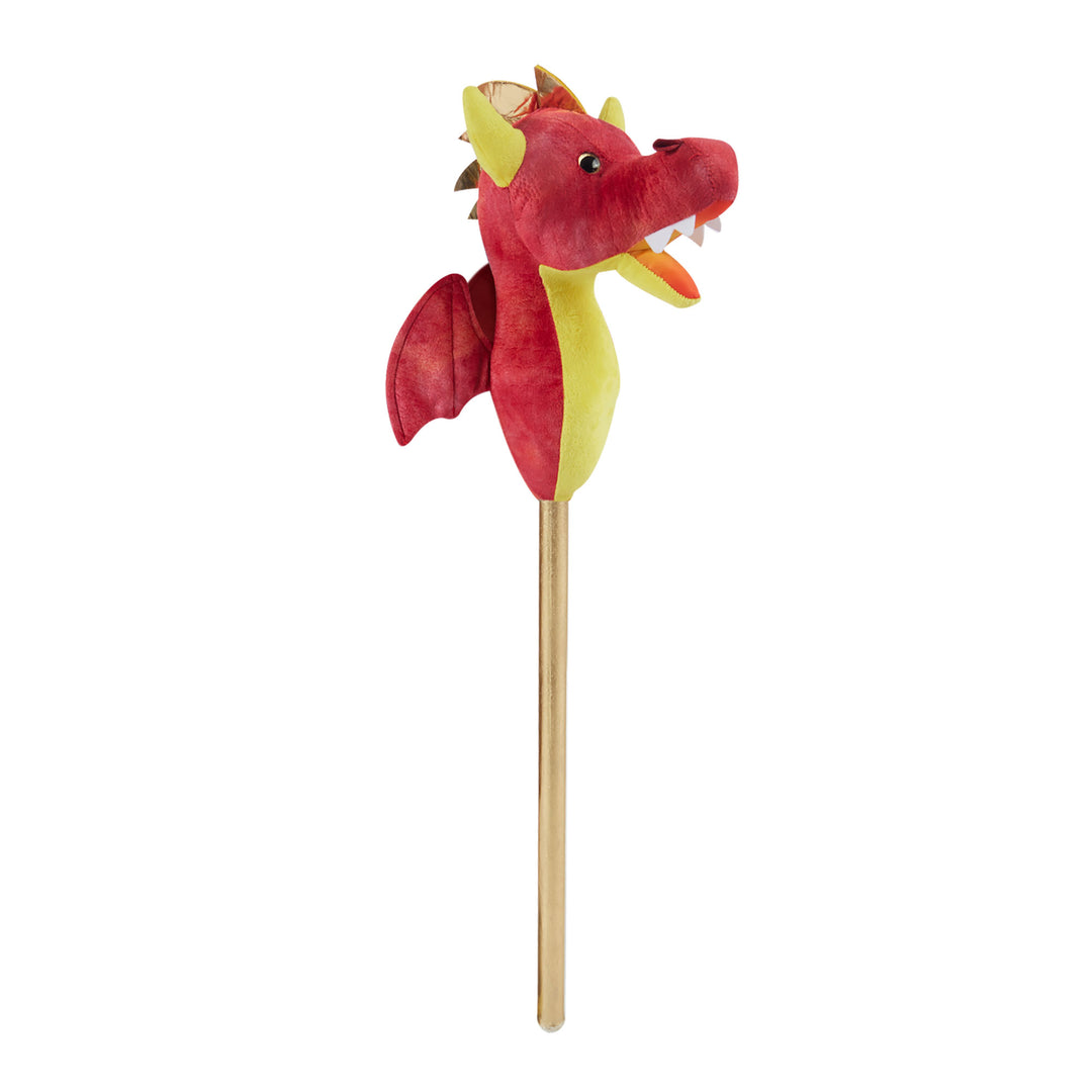 Flaming Dragon with Lights and Sounds Stick Horse – The Toy Shoppe
