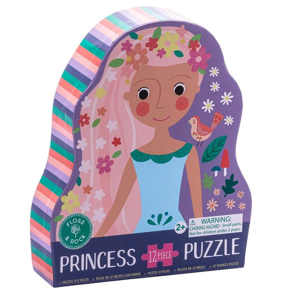 Princess Shaped 12 Pc Preschool Jigsaw Puzzle