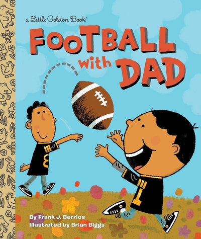Little Golden Football with Dad