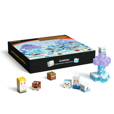 GobiDex Frozen Magnetic Building Cubes 100 Pc Set