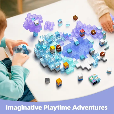 GobiDex Frozen Magnetic Building Cubes 100 Pc Set