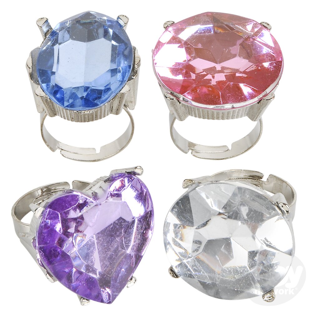 Giant Faux Diamond Ring