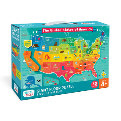 Giant United States Floor Puzzle 50 piece