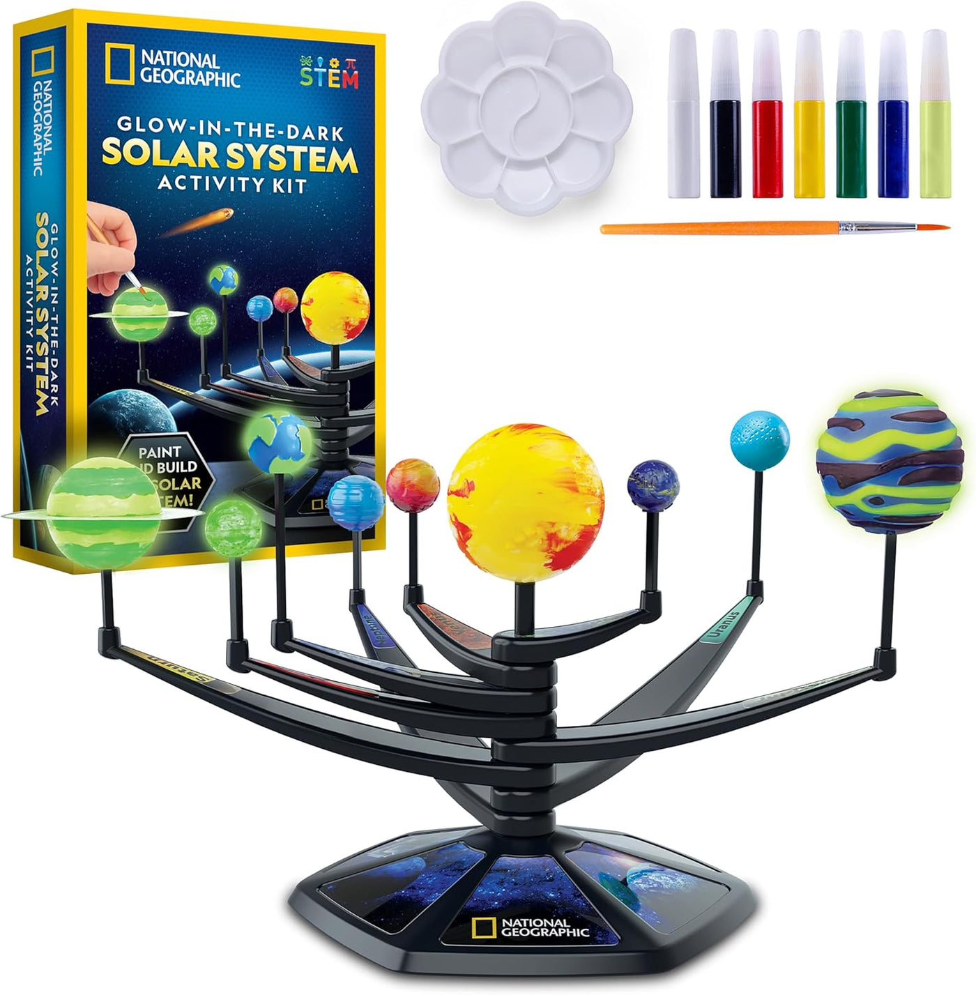 National Geographic Glow in the Dark Solar System Kit