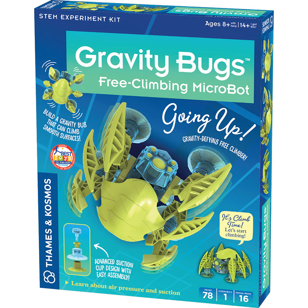 Gravity Bugs Free-Climbing MicroBot