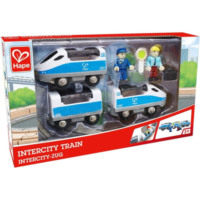 Intercity Train Wooden Train Set