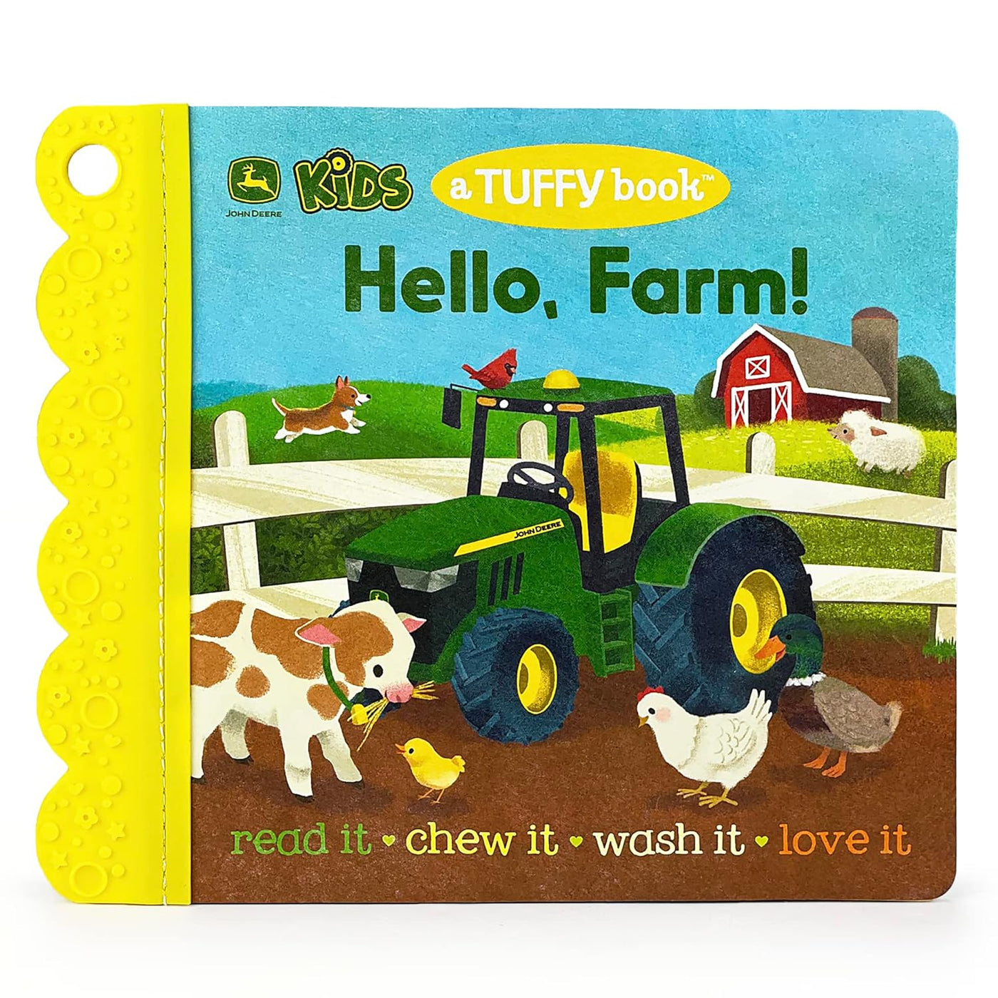 Tuffy Teether Book: Hello, Farm!