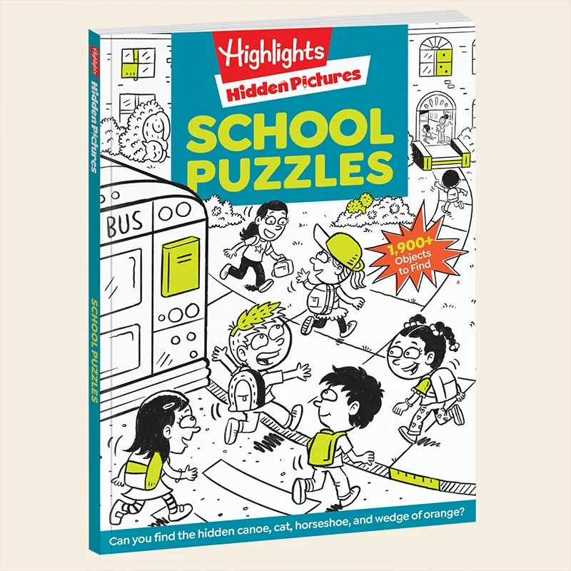 Highlights Hidden Pictures School Puzzles