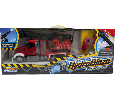 Hydro Blaze RC Fire Truck with Working Hose & Ladder