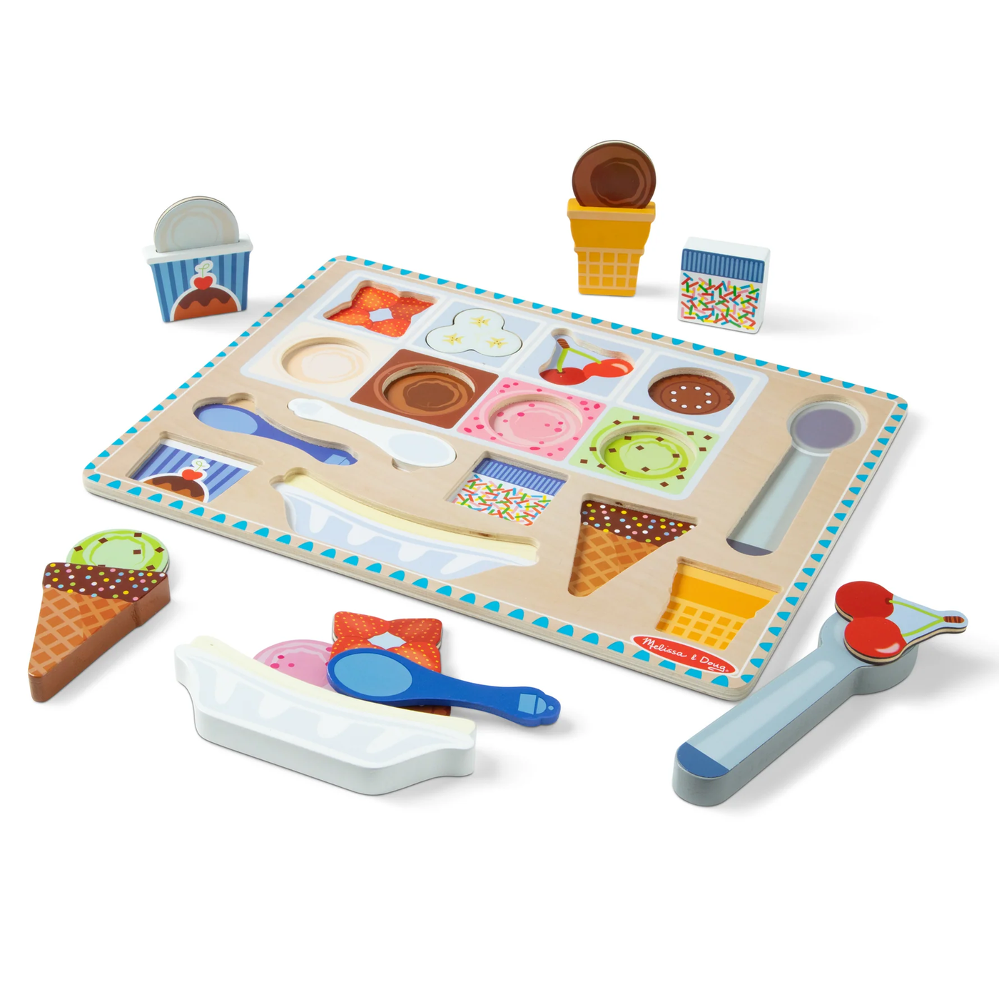 Ice Cream Puzzle Play