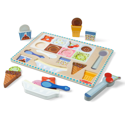 Ice Cream Puzzle Play