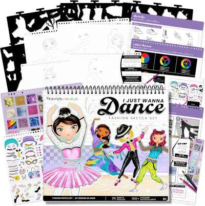 I Just Wanna Dance Fashion Sketch Set