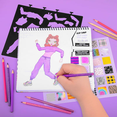 I Just Wanna Dance Fashion Sketch Set