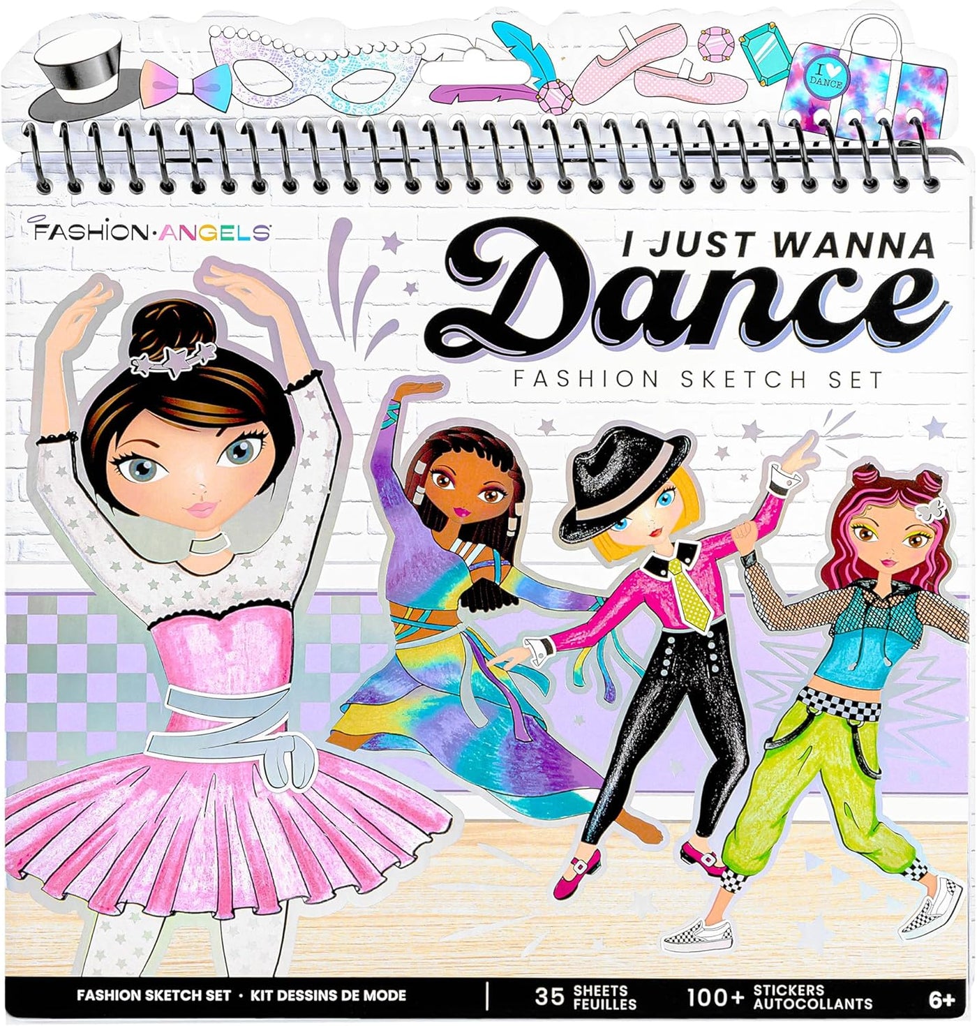 I Just Wanna Dance Fashion Sketch Set
