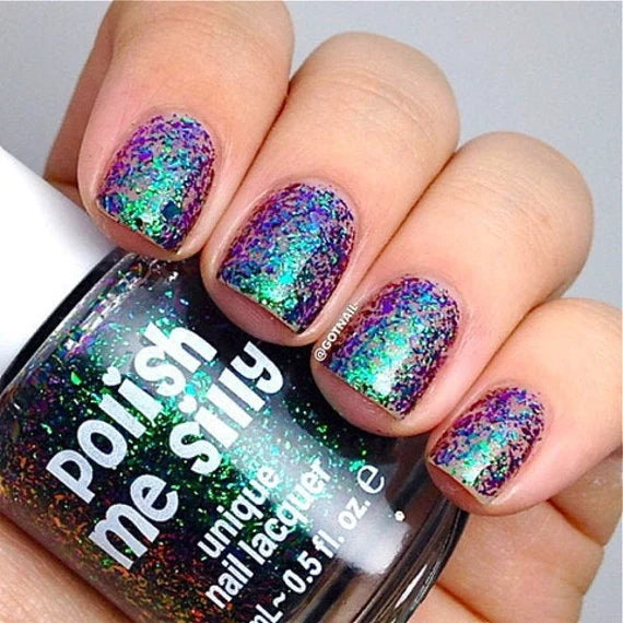 Fantasy- Flakie Topcoat Multi-Color Shifting Nail Polish