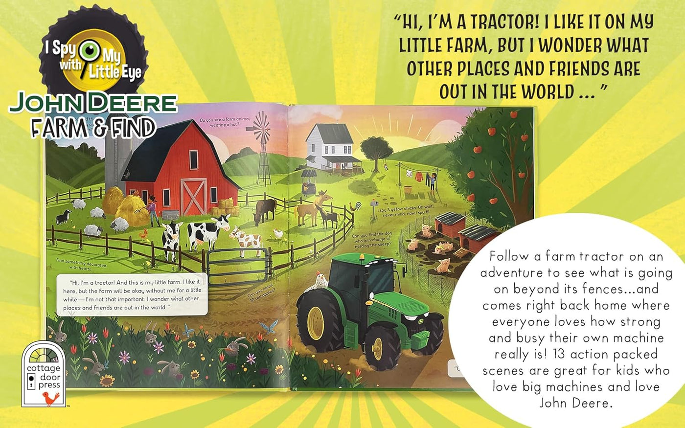 I Spy with My Little Eye John Deere Farm and Find