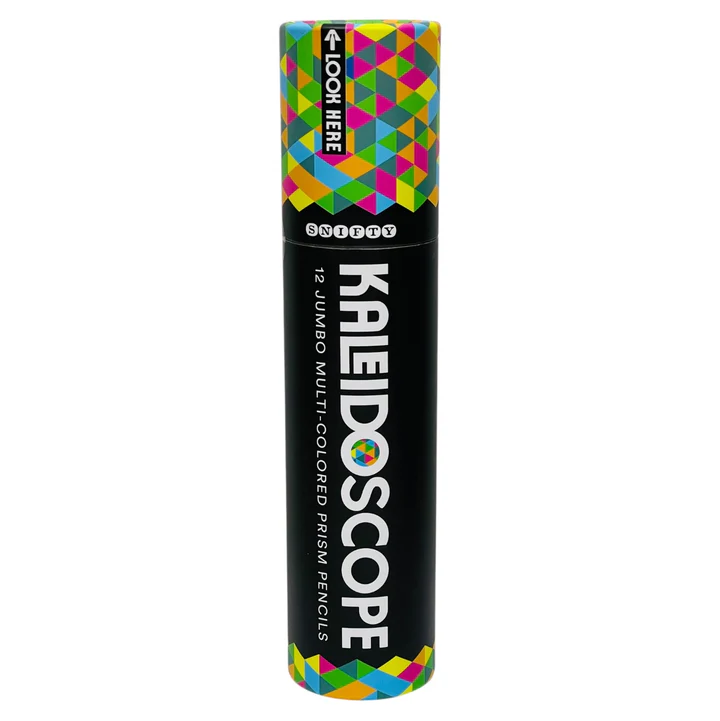 Kaleidoscope 12 Jumbo Multi-Colored Prism Pencils