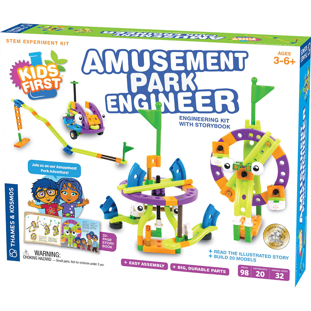 Kids First Amusement Park Engineer for Ages 3+