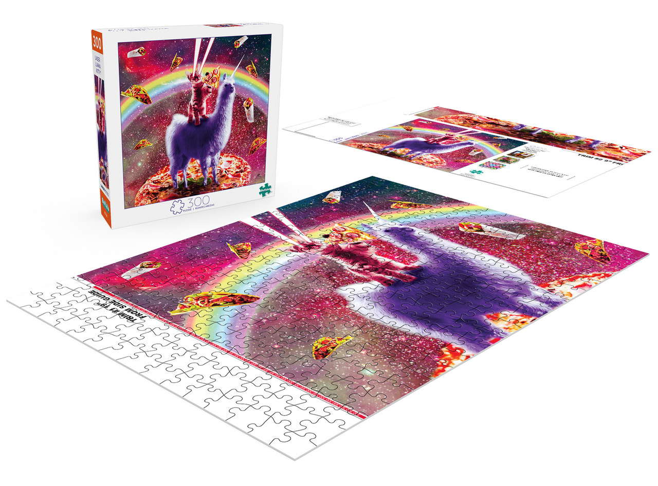 Laser Llama Kitty 300 pc Puzzle