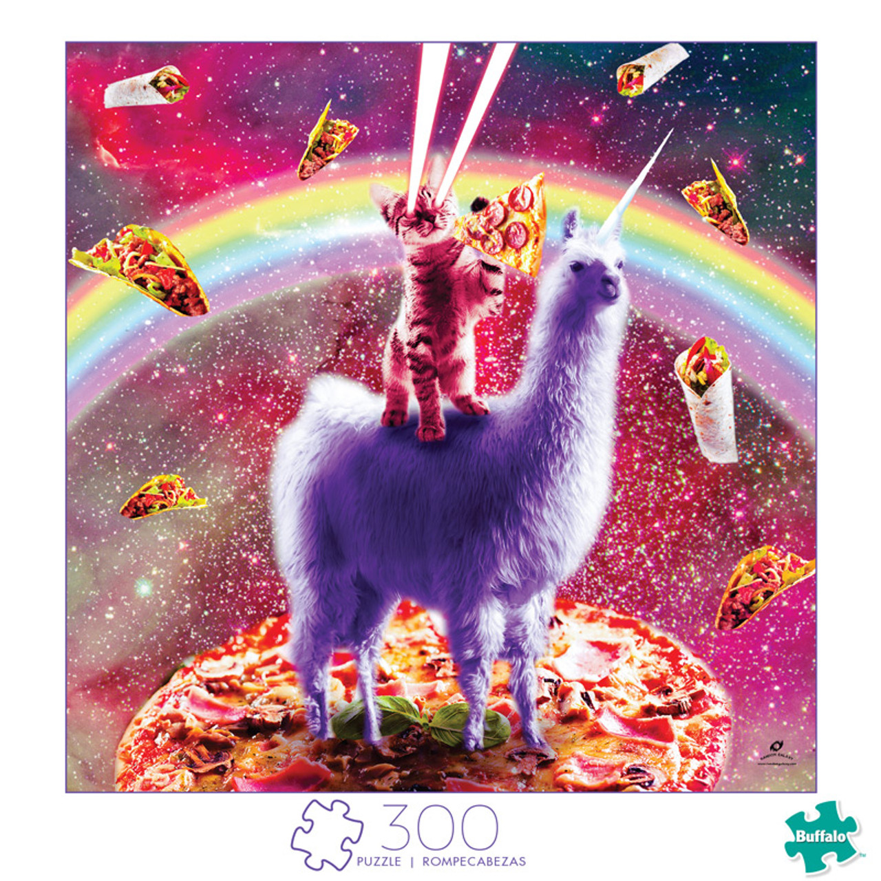 Laser Llama Kitty 300 pc Puzzle