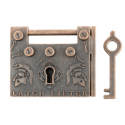 Latch Lifter Trick Lock- Roman Key and Lock Puzzle