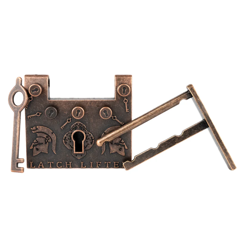 Latch Lifter Trick Lock- Roman Key and Lock Puzzle