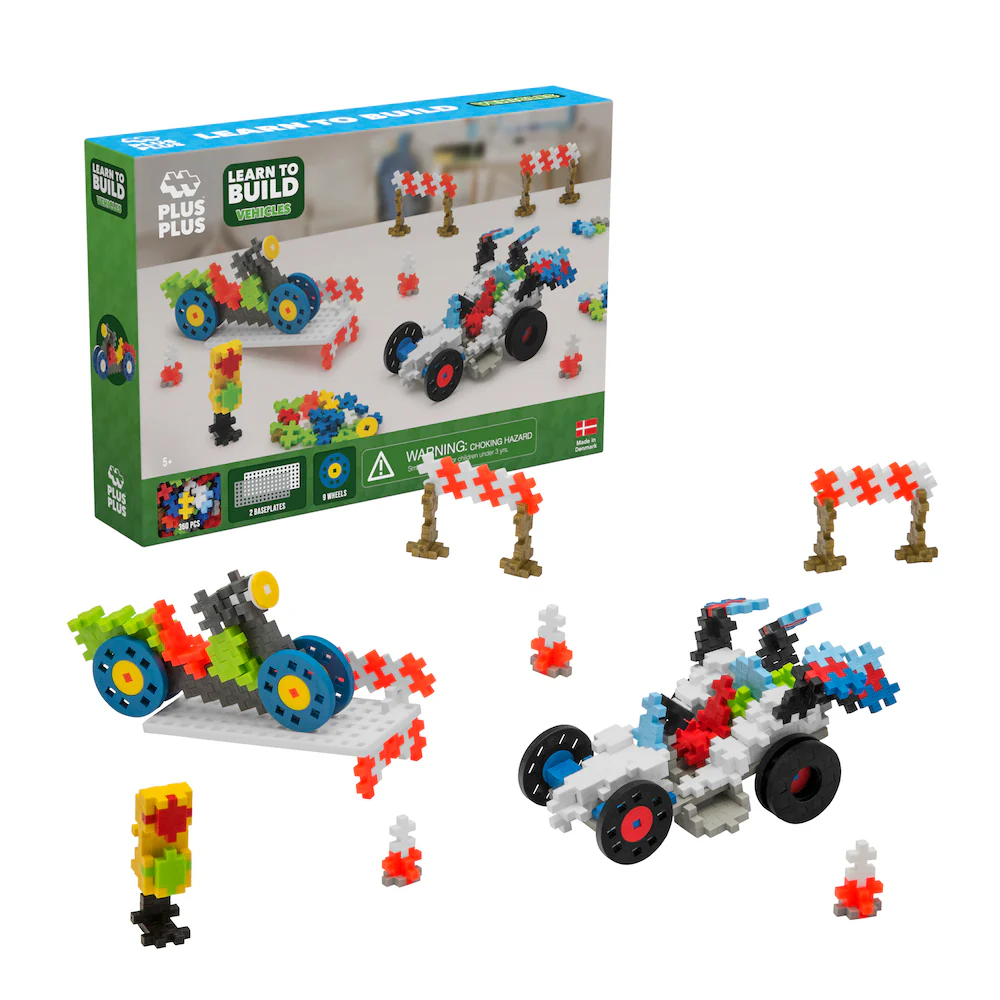 Plus Plus Go! Learn to Build Vehicles Set