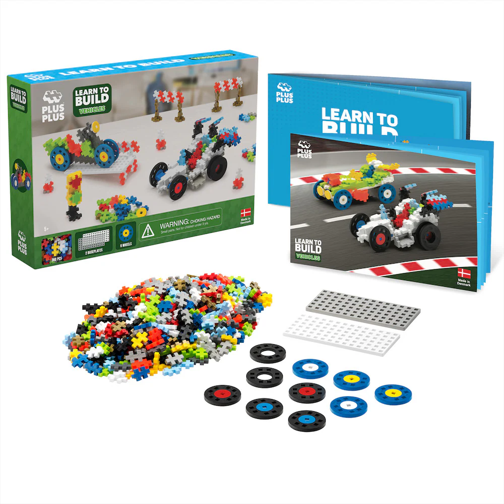 Plus Plus Go! Learn to Build Vehicles Set