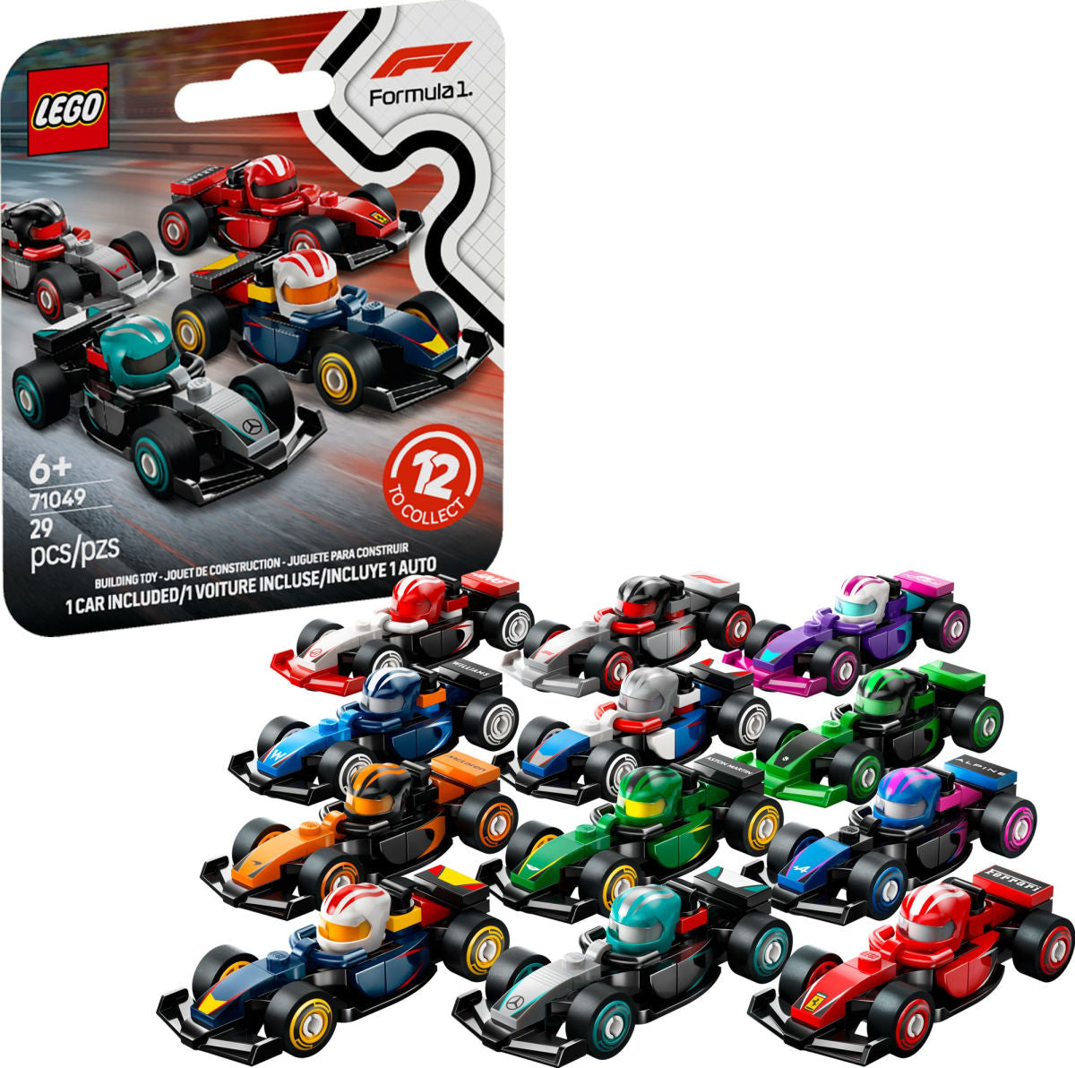 LEGO Minifigures F1 Collectible Race Car