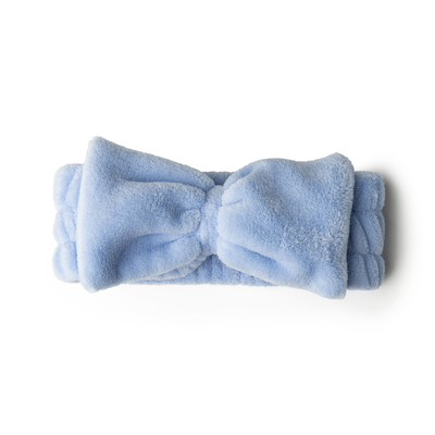 Lemon Lavender Take a Bow Plush Spa Headband