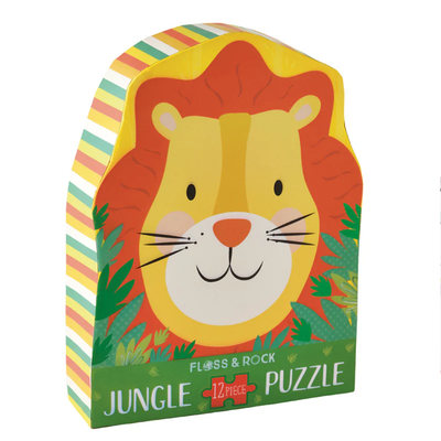 Lion Shaped 12 Pc Preschool Jigsaw Puzzle