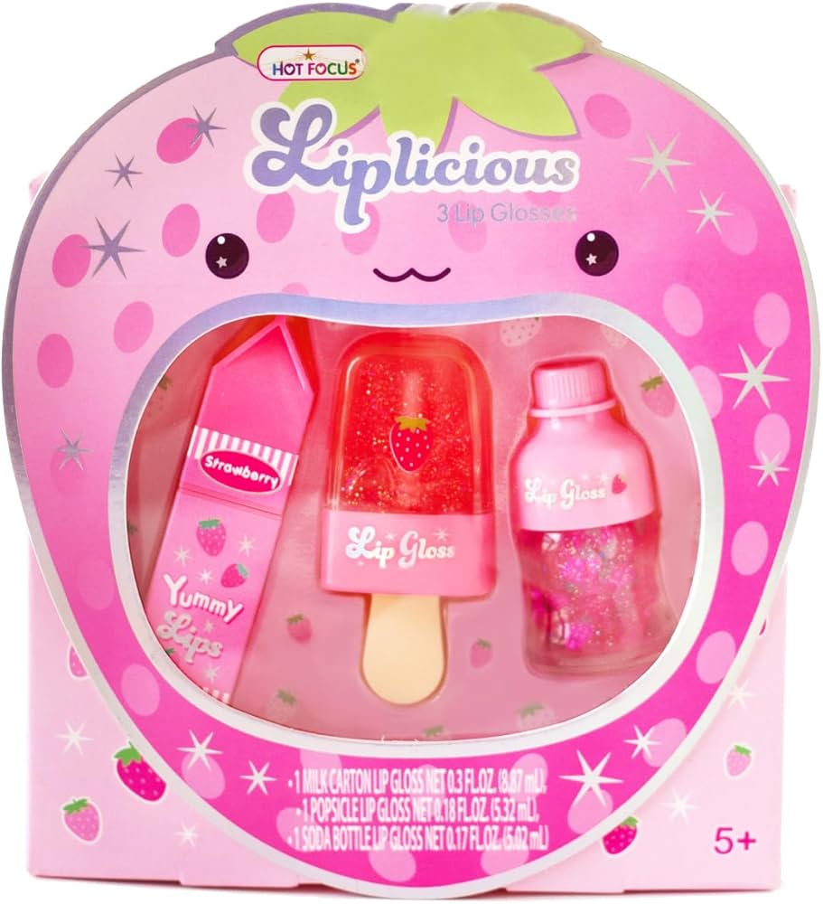 Liplicious Strawberry Lip Gloss Set