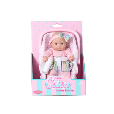 8" Little Cuties On the Go Play Set