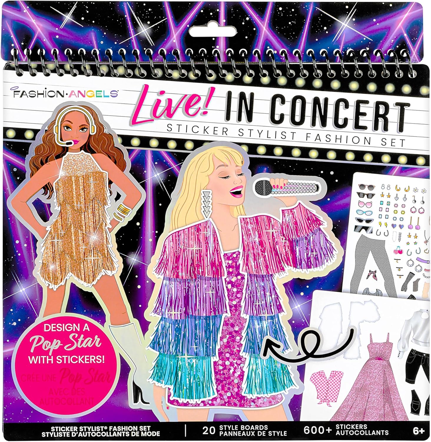 Live! In Concert Sticker Stylist Fashion Set – The Toy Shoppe Northport