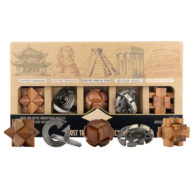 Lost Treasure 5 Pack Brain Teaser Collection