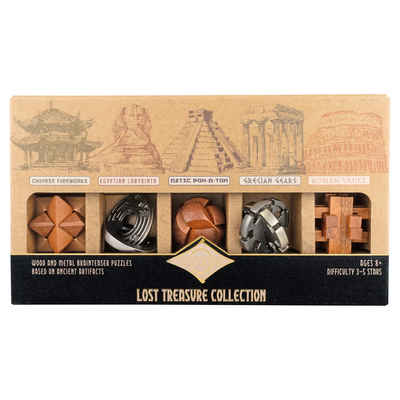 Lost Treasure 5 Pack Brain Teaser Collection