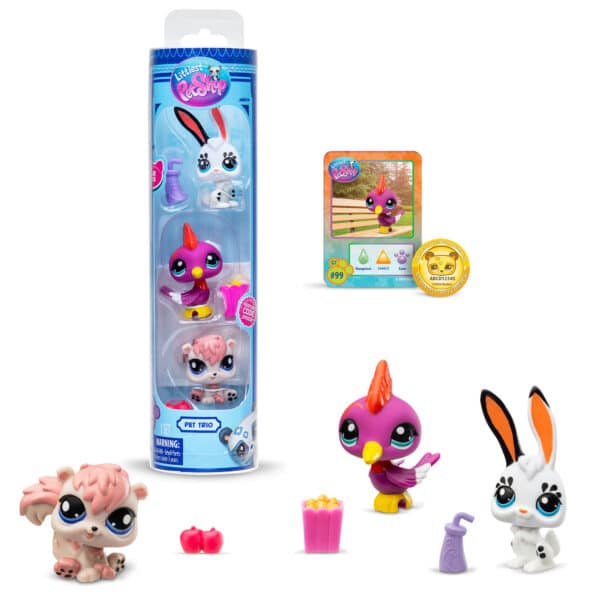 Littlest Pet Shop Pet Trio Tubes Series 2