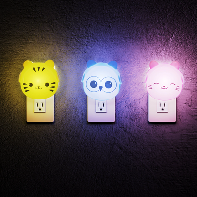 LumiGlow Wall Night Lights 3 Pack