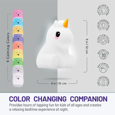 LumiPets Junior Unicorn Night Light